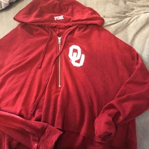 Victoria Secret PINK University of Oklahoma crop!